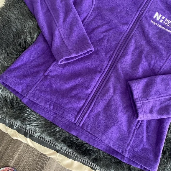 Novant Health purple fleece jacket - Today’s Child Learning Center edition - Picture 4 of 17